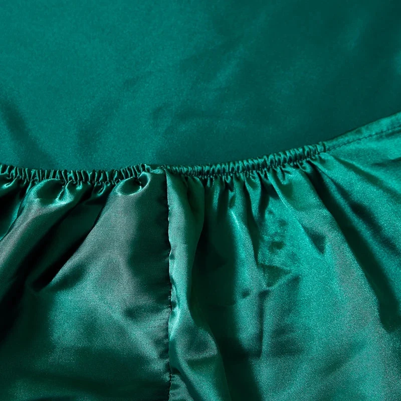 Skanto Spannbettlaken aus Seidensatin mit GRATIS* Seidensatin-Kissenbezug Skanto