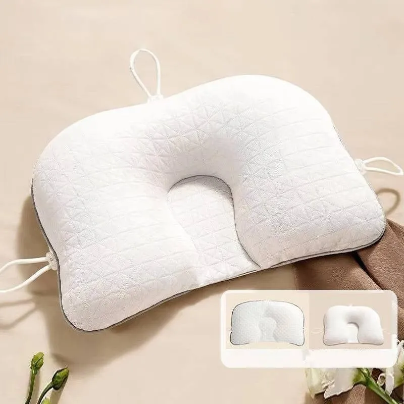 Babykissen mit Memory-Schaum und Baumwollbezug, tragbares Baby-Stützkissen