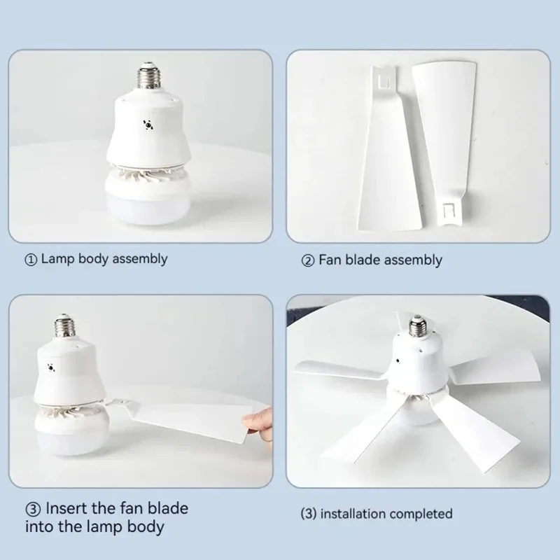 Skanto LED-Deckenventilator mit Fernbedienung – Dimmbar 30W, E27-Fassung, modernes smartes kabelloses Ventilatorlicht für Schlaf- und Wohnzimmer | Skanto