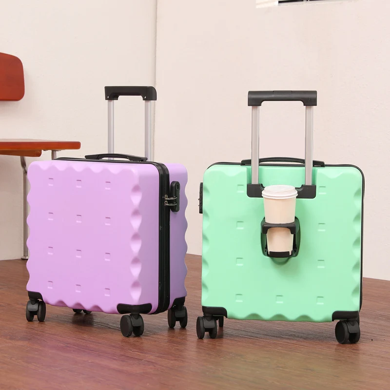 Innovatives Rollgepäck mit Getränkehalter Skanto