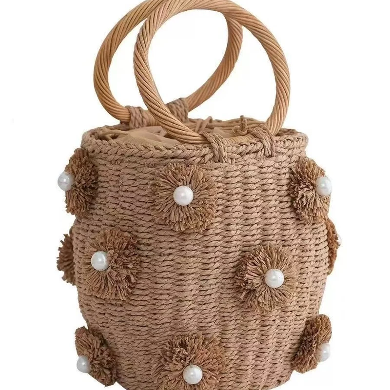 Edle Handtasche mit Perlenverzierungen Skanto