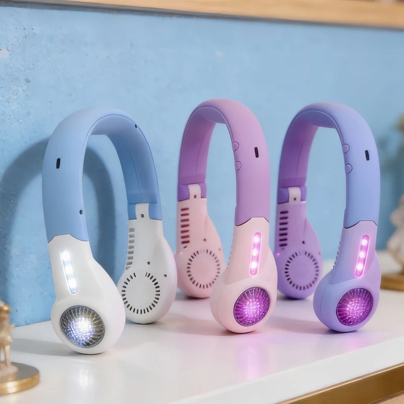 Tragbarer Nackenventilator für Damen Skanto