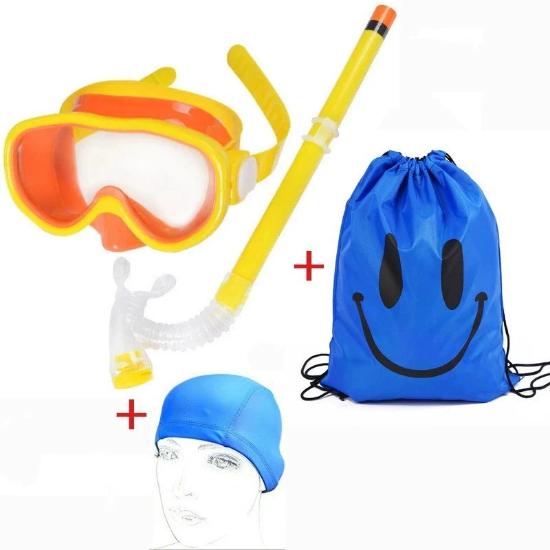 Tauchmasken-Set mit atmungsaktivem Schnorchel und wasserdichtem Rucksack Skanto
