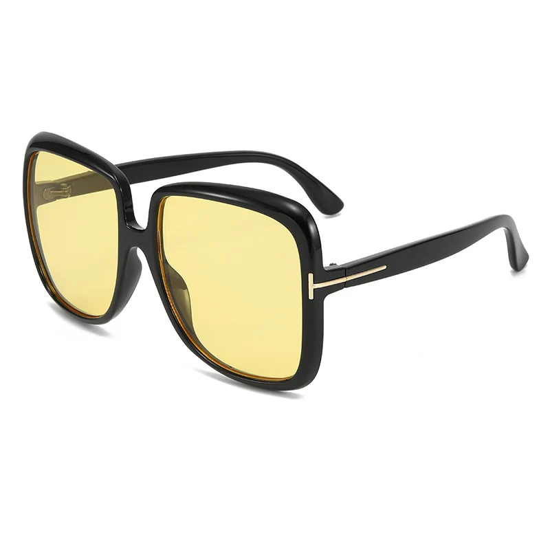 Elegante Oversize-Damen-Sonnenbrille mit filigranem Rahmen Skanto