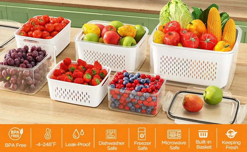 PureFresh Food Keeper — Frische, die Ihre Lebensmittel zum Leben erweckt und jeden Bissen genießen lässt! | Skanto