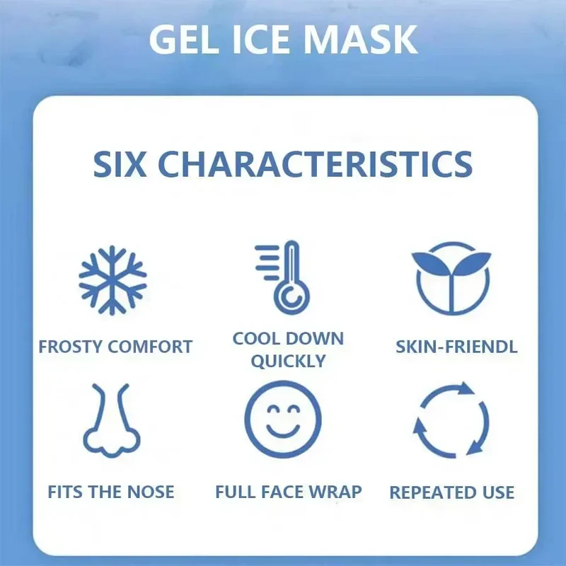 Skanto | Kühlendes Gel-Gesichts-Therapie-Entspannungsmaske