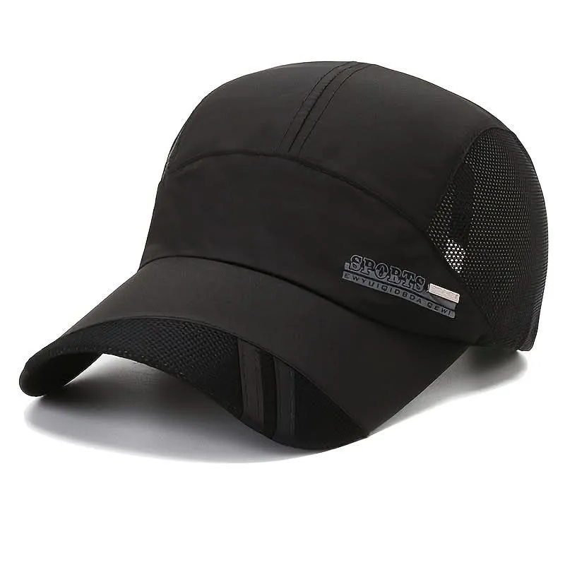 Leichte, atmungsaktive Sportkappe, verstellbarer Outdoor-Hut