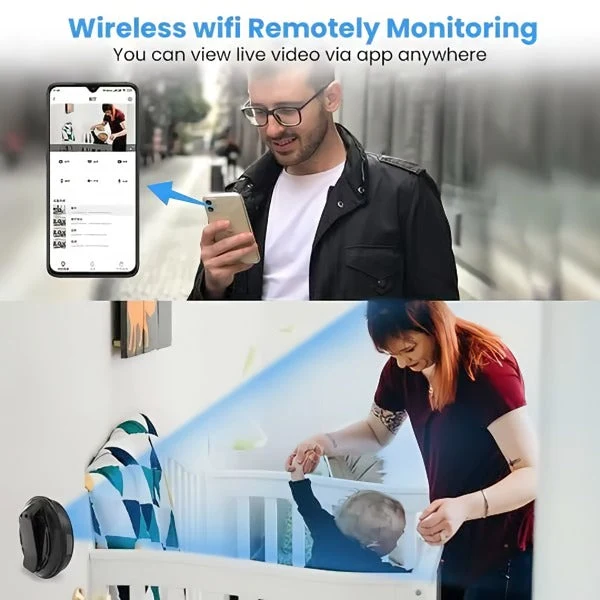 Skanto | 1080P HD Magnetische Wifi Mini Kamera Recorder