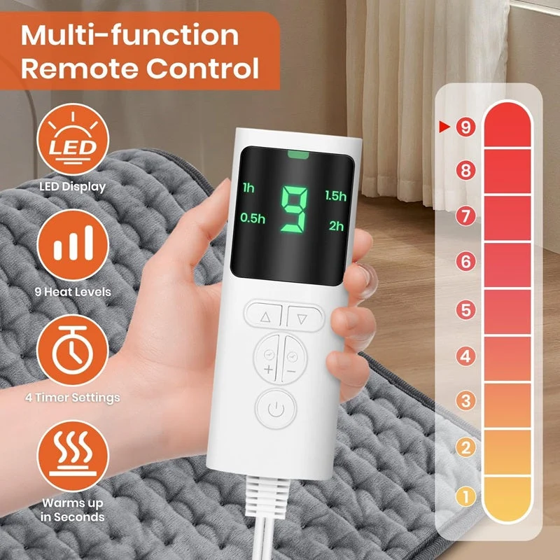 Elektrisches Heizkissen mit Timer und einstellbarer Temperatur