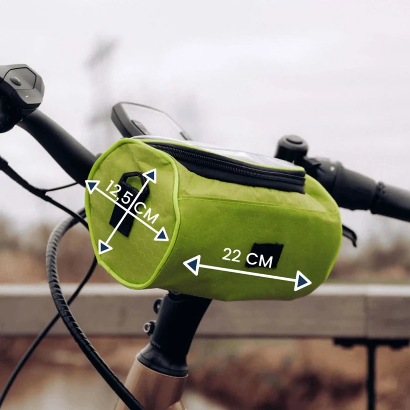Skanto | Wasserdichte Fahrradlenkertasche mit Touchscreen-Zugang