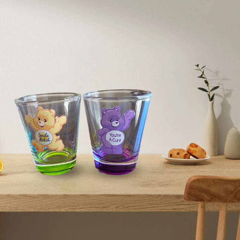 Skanto Swear Bears Schnapsgläser-Set, 6 Stück | Skanto