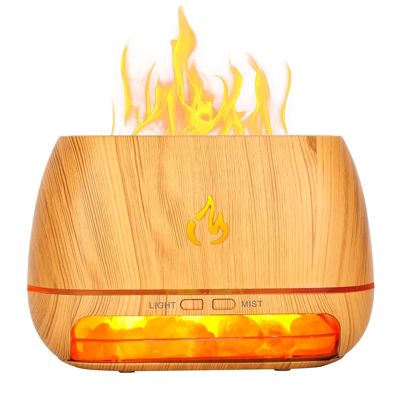 Woyuosn 3-in-1 Himalaya-Salzstein-Aroma-Diffusor-Schale