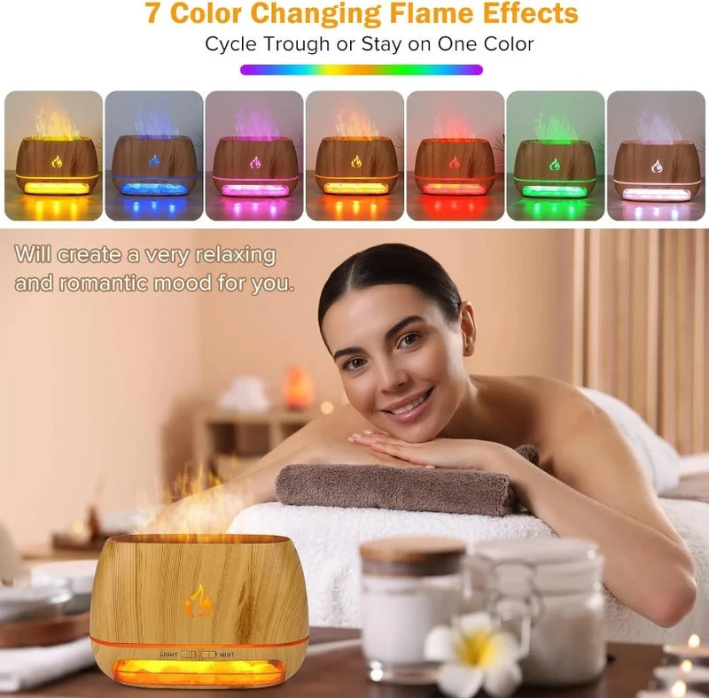 Woyuosn 3-in-1 Himalaya-Salzstein-Aroma-Diffusor-Schale