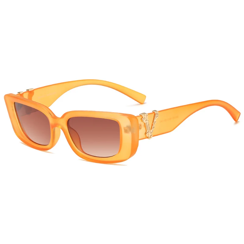 Damen-Sonnenbrille mit luxuriösem Schildpatt-Design und Goldakzenten Skanto