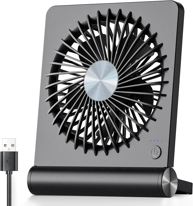 Starker Wind Ultra Leiser Kleiner Tischventilator Skanto
