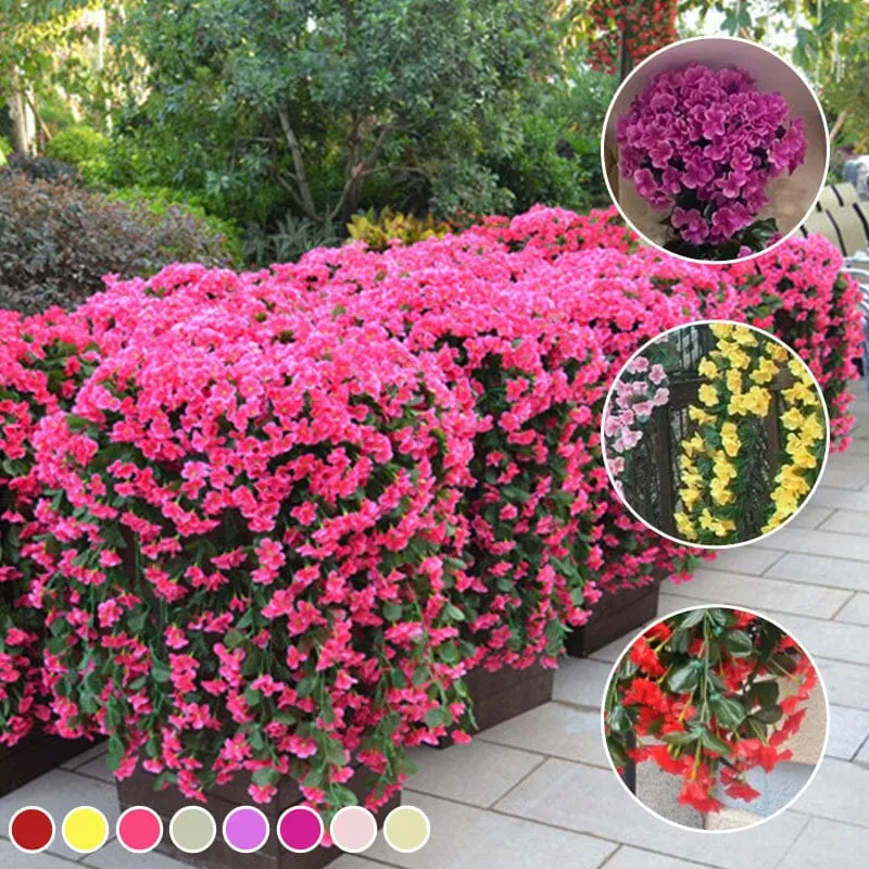 Lebhafter künstlicher hängender Orchideenstrauß | Skanto