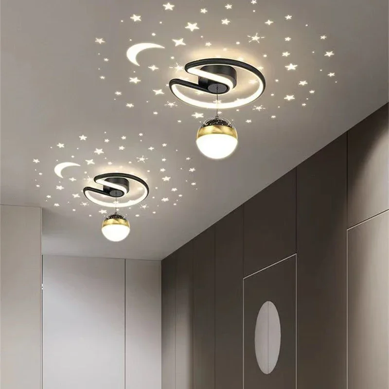 LED-Sternenhimmel-Deckenleuchte – Modernes Kristall-Kronleuchter-Design für Kinderzimmer und Wohnzimmer | Skanto