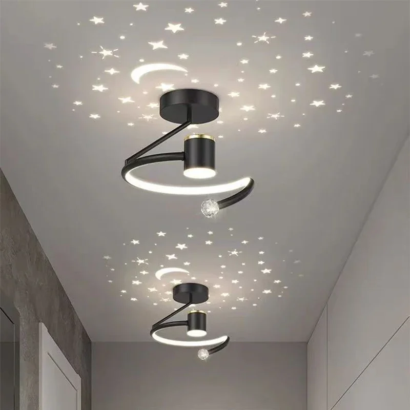 LED-Sternenhimmel-Deckenleuchte – Modernes Kristall-Kronleuchter-Design für Kinderzimmer und Wohnzimmer | Skanto