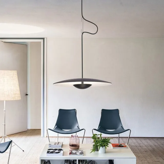 Moderne LED-Pendelleuchte – Skandinavisches Design aus Holz und Metall | Skanto