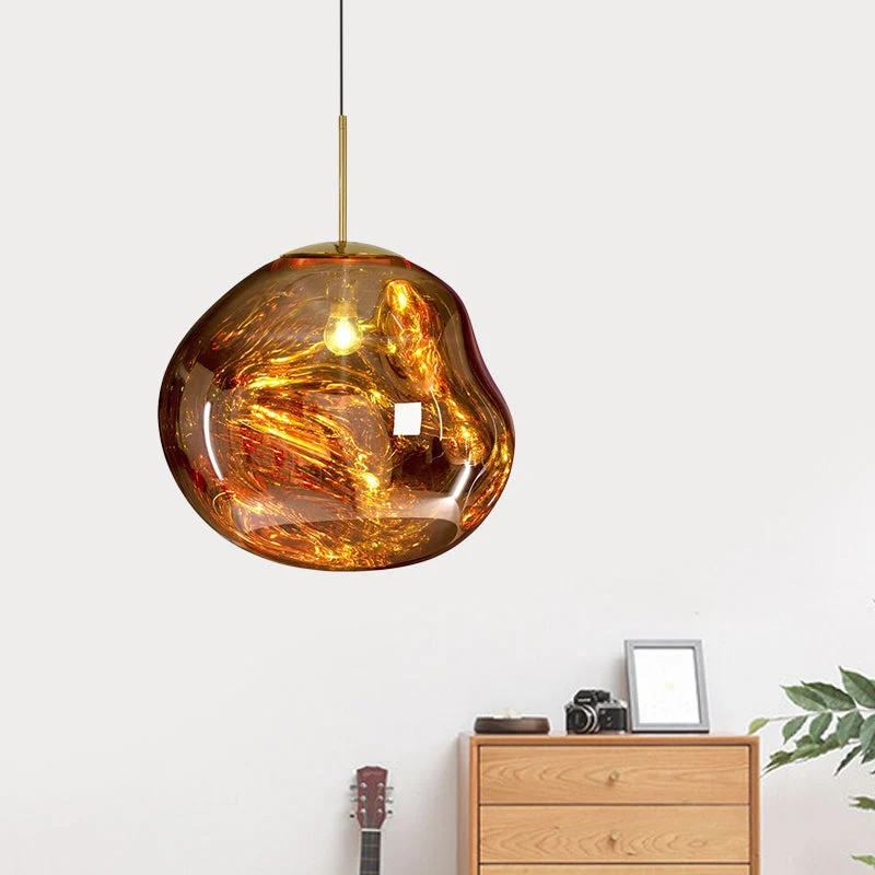Moderne Glas-Deckenlampe – LunaLux | Skanto
