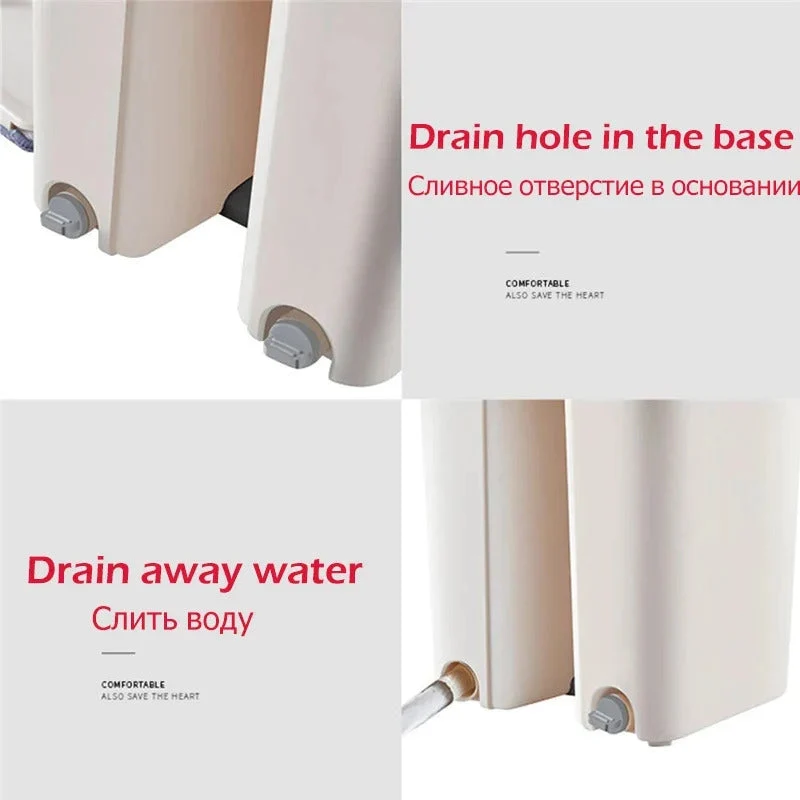 Wischmopp-Eimer mit wiederverwendbaren Mopp-Pads Skanto