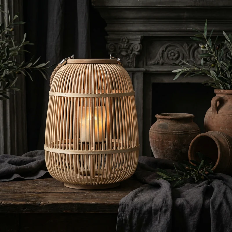 Rattan-Laternen Skanto