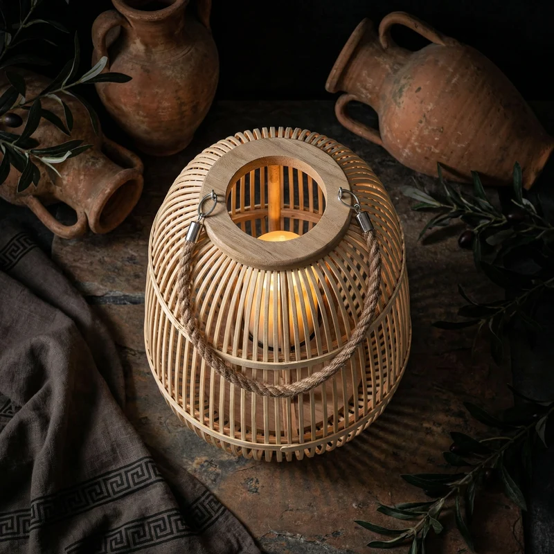Rattan-Laternen Skanto