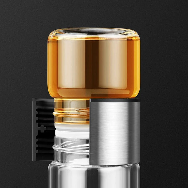 Skanto | 2-in-1 Doppelwandige Thermo Smart Teeglasflasche