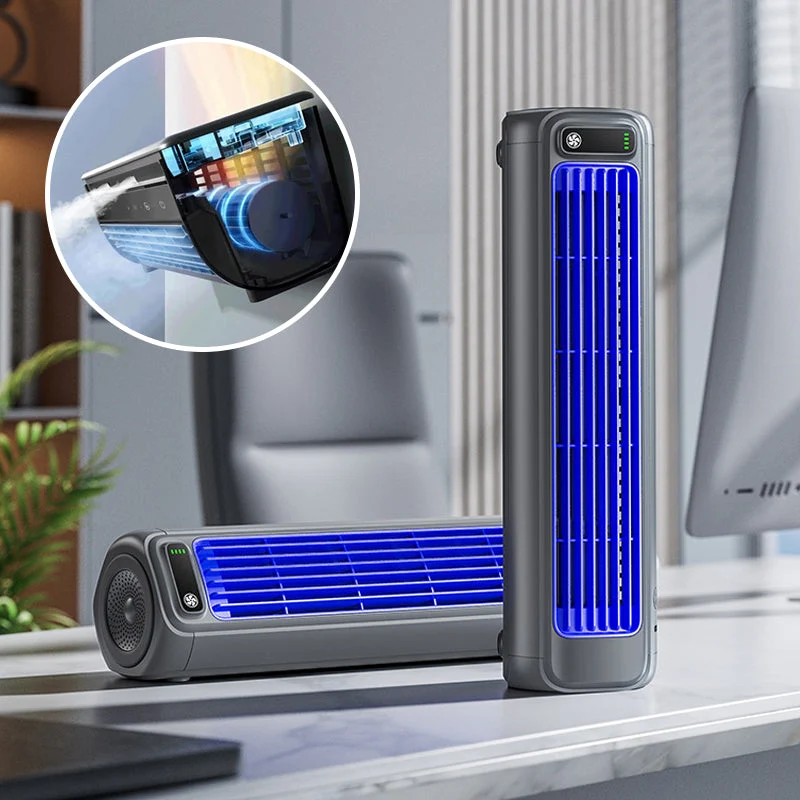 AirWave – Tragbare wiederaufladbare Klimaanlage mit 12 Stunden Akkulaufzeit | Skanto