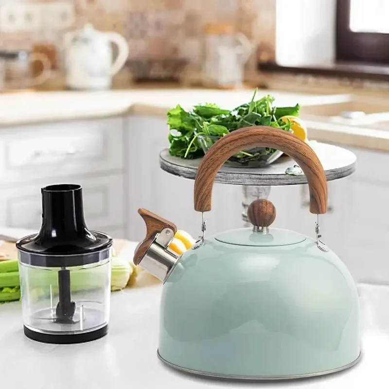 BOILVIA – 3-Liter-Edelstahlkessel mit Pfeife und Komfortgriff