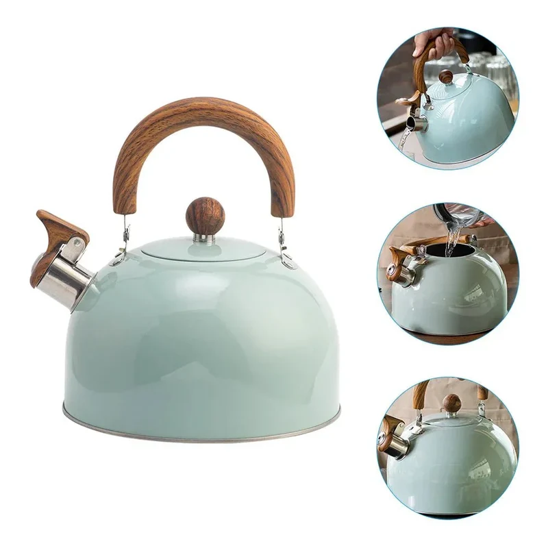 BOILVIA – 3-Liter-Edelstahlkessel mit Pfeife und Komfortgriff
