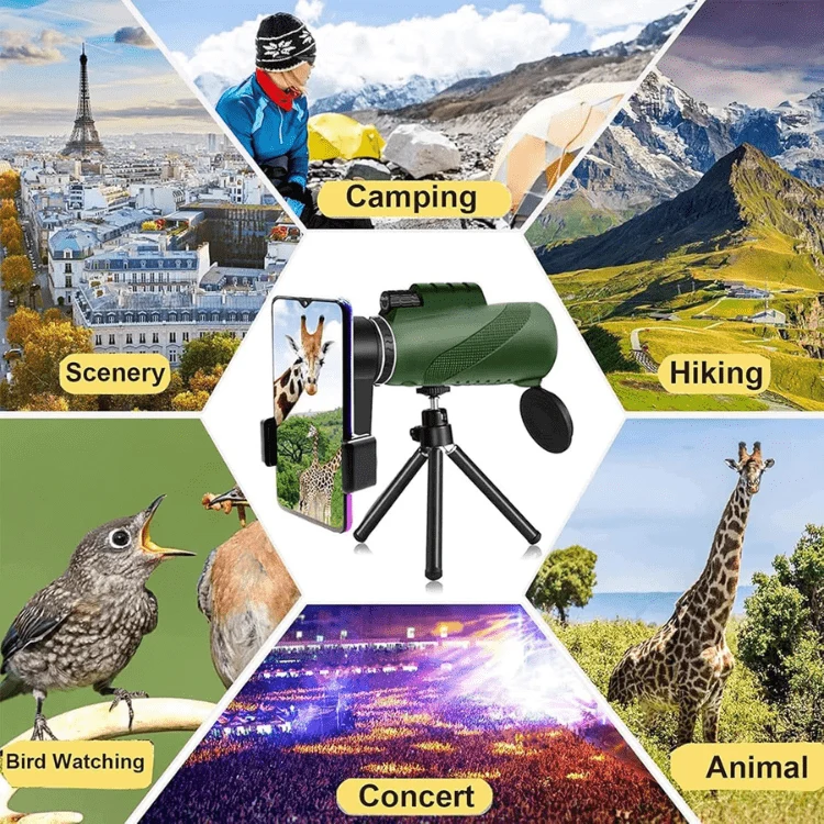 Skanto | Hochleistungs-HD-Monokular-Teleskop für Wildtierbeobachtung