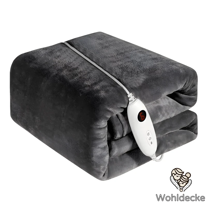 Weiche Sherpa-Heizdecke - 6 Temperaturstufen