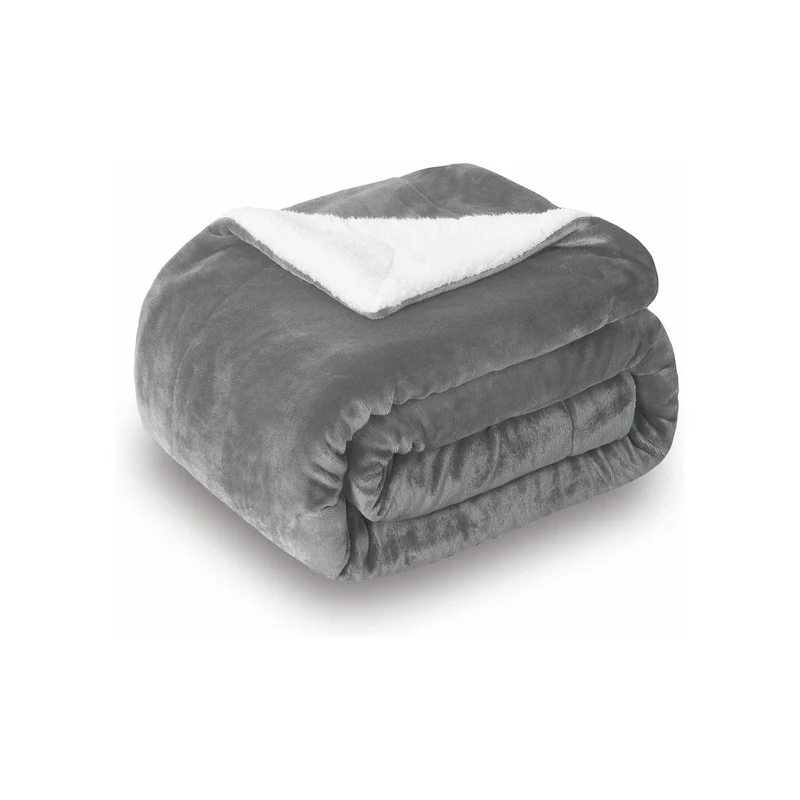 Wunderschöne Sherpa-Kuscheldecke