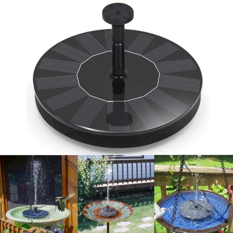Skanto | Solarbetriebener Vogelbrunnen mit Licht