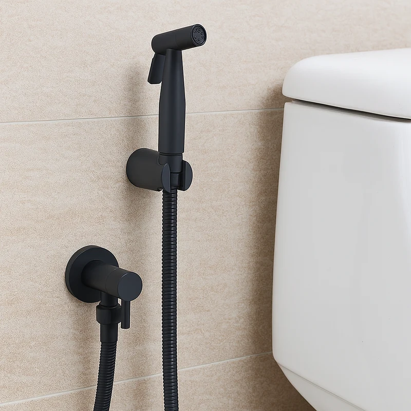 AquaNova Bidet-Sprayer aus Edelstahl – Hygienische Toilettendusche mit Wandhalterung