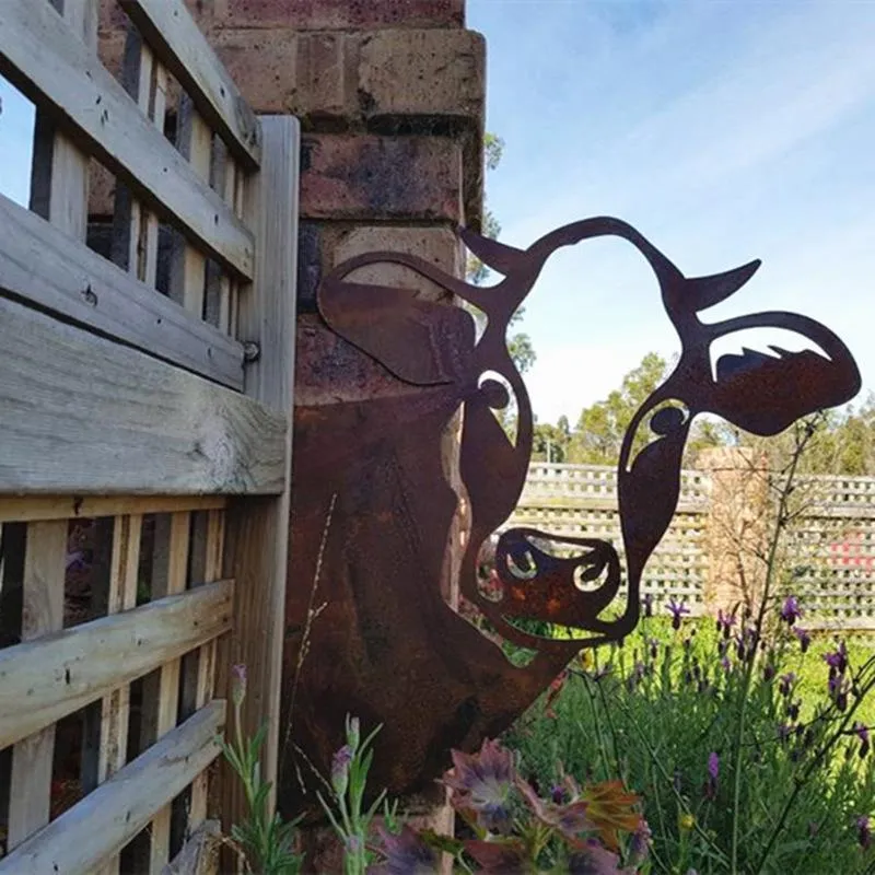 Skanto | Outdoor Garten Bauernhof Spähende Ziege Metallkunst Innendekoration