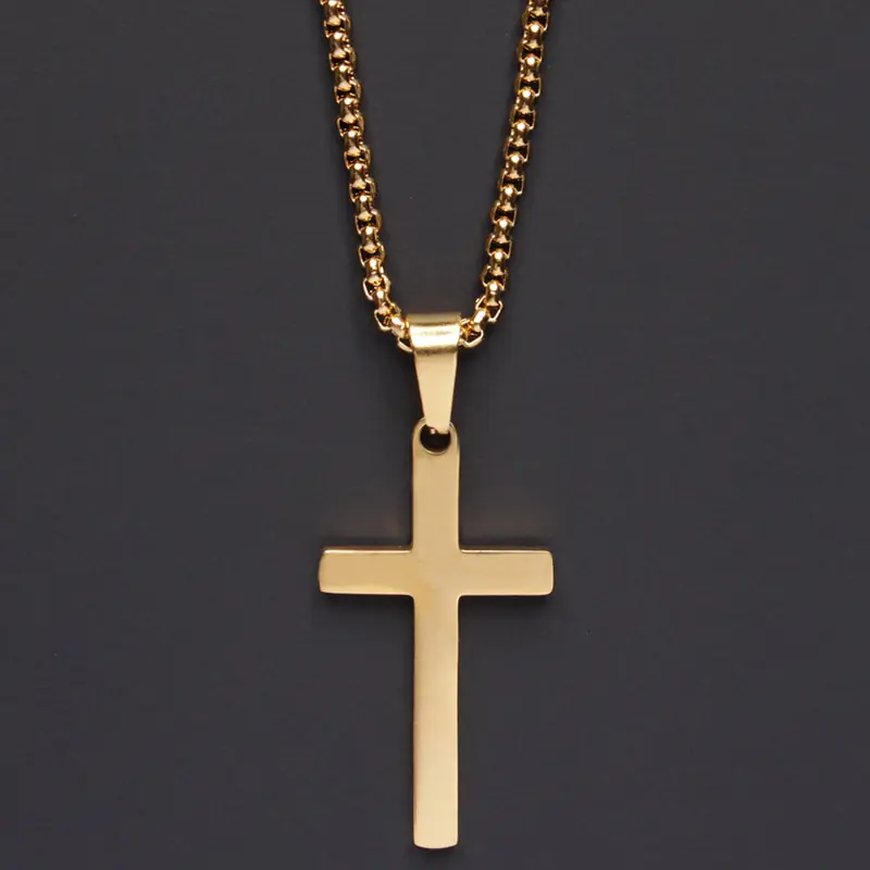 Klassische Kreuz-Herrenhalskette Skanto