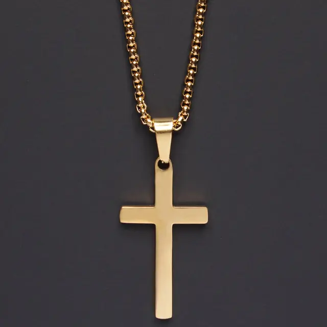 Klassische Kreuz-Herrenhalskette Skanto