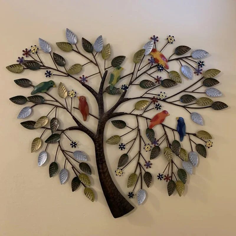 Herzförmiger Lebensbaum - 3D Acryl Wandkunst Deko | Skanto