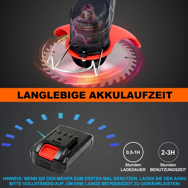 Skanto Akku-Rasenmäher 21V 8000 U/min | Skanto