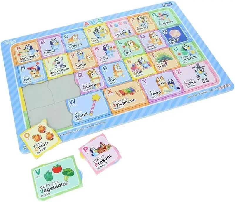 Sun Star Stationery Bluey ABC Alphabet Puzzle B4 37.5x25.1cm
