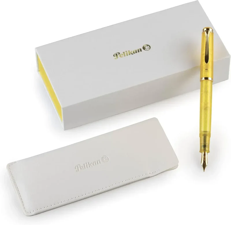 Pelikan Classic M200 Fountain Pen Pyrite Ink Set, 2026 Edition