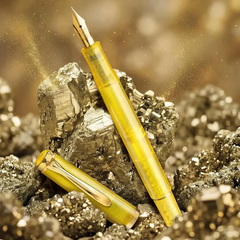 Pelikan Classic M200 Fountain Pen Pyrite Ink Set, 2026 Edition