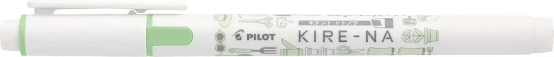 Pilot Kire-Na Fluorescent Highlighter Pen, Yellow Twin-Tip Marker