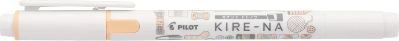 Pilot Kire-Na Fluorescent Highlighter Pen, Yellow Twin-Tip Marker