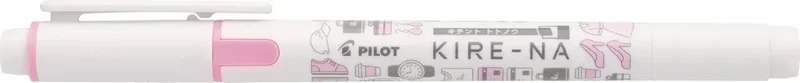 Pilot Kire-Na Fluorescent Highlighter Pen, Yellow Twin-Tip Marker
