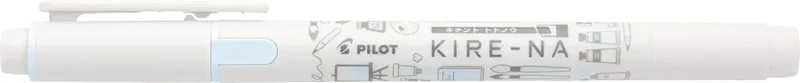 Pilot Kire-Na Fluorescent Highlighter Pen, Yellow Twin-Tip Marker