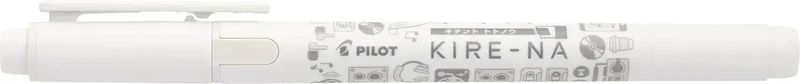 Pilot Kire-Na Fluorescent Highlighter Pen, Yellow Twin-Tip Marker