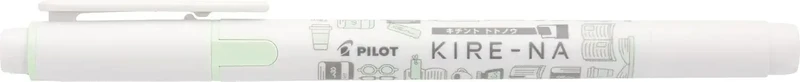 Pilot Kire-Na Fluorescent Highlighter Pen, Yellow Twin-Tip Marker